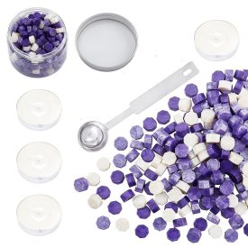 Lila Fehér (30) Viaszpecsét (300db) Készítő Készlet