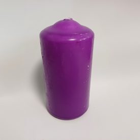 Lila Henger Gyertya 12x6cm