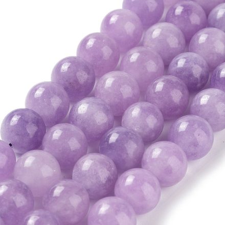 Lila Jade (3) Ásványgyöngy Gyöngyfüzér 10mm