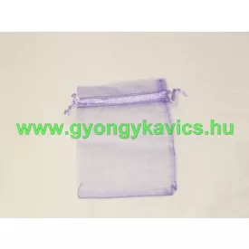 Világos Lila Organza Tüll Díszzacskó Dísztasak 9x7cm