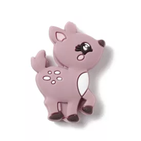 Lila Szilikon Őzike (3) 32x22,5x7,5mm