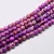 Lila Tengeri Jáspis Regalit Ásványgyöngy Gyöngyfüzér 10mm (~19cm)