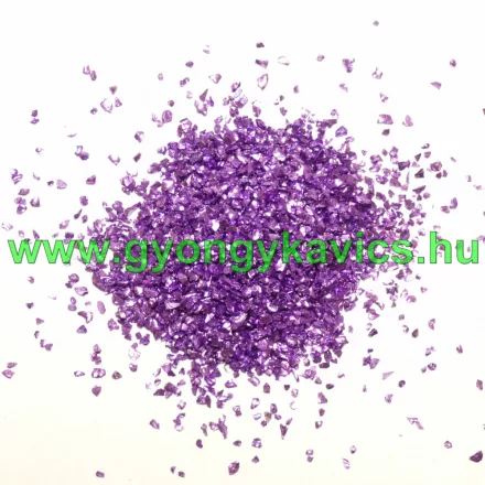 Lila (10) Színű Üvegtörmelék 2-7x1-5mm 10g
