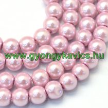   Mályva Lila Színű Szintetikus Kagyló Gyöngy Gyöngyfüzér 10mm