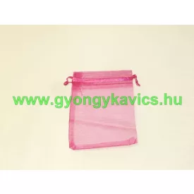 Mályva Magenta Organza Tüll Díszzacskó Dísztasak 9x12cm