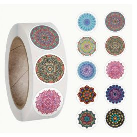 Mandala (119) Matrica Kerek 25mm (500db)