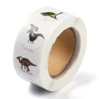 Dinoszaurusz Dínó (126) Matrica Kerek 25mm (25db)