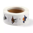 Dinoszaurusz Dínó (126) Matrica Kerek 25mm (25db)