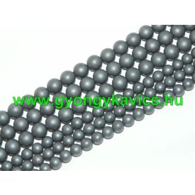 Matt Hematit Ásványgyöngy 10mm