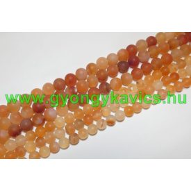 Matt Karneol Ásványgyöngy 10mm