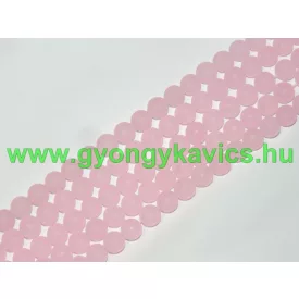 Matt Rózsaszín Pink Jade Ásványgyöngy 6mm