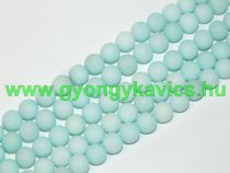 Matt Türkiz Türkizkék Jade Ásványgyöngy 10mm