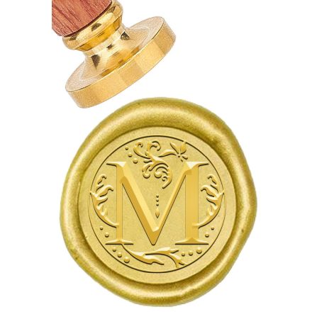 M Betű ABC (594) Viaszpecsétnyomó Pecsét Pecsételő 25,5mm