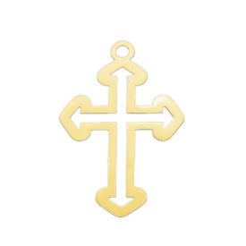 Arany Színű Nemesacél Kereszt Medál