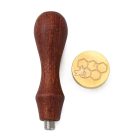 Méhész Méz Méh (23) Viaszpecsétnyomó Pecsét Pecsételő 25,5mm