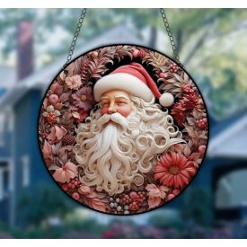 Mikulás Télapó (113) Ablakdísz Napfogó 15cm