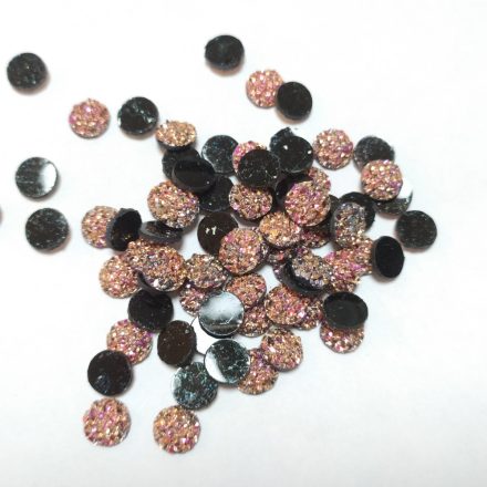 Műgyanta Barack (155) Druzy Kaboson 10mm