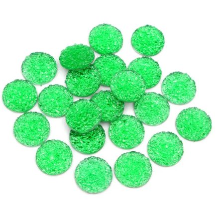 Műgyanta Zöld (11) Druzy Kaboson 8mm