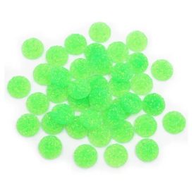 Műgyanta Zöld (165) Druzy Kaboson 10mm