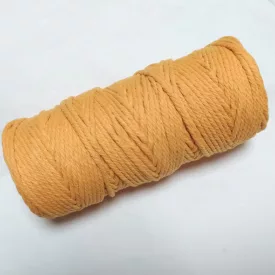 Mustársárga (153) Pamut Makramé Fonál 3mm 1m