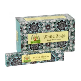Namaste India Fehér Zsálya White Sage Füstölő