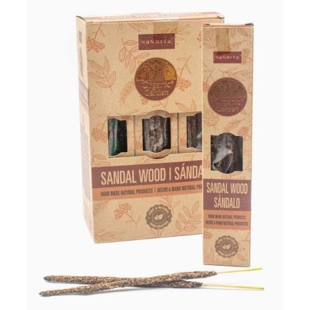 Nandita Organic Garden Sandalwood Szantálfa Füstölő