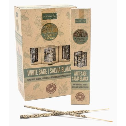 Nandita Organic Garden White Sage Fehér Zsálya Füstölő