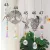 Ezüst Színű Életfa (44) Napfogó Feng Shui Prizma 38-43cm