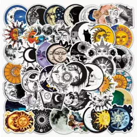 Nap Hold (185) Matrica Scrapbook 50db