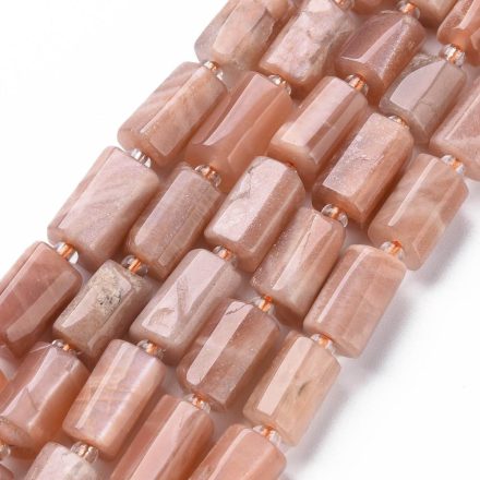 Napkő Téglalap Oszlop Ásványgyöngy Gyöngyfüzér 8-11x6-8x5-7mm
