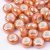 Narancssárga Gyöngyház Porcelán Charm Köztes Gyöngy 12-13x6,5mm