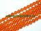 Narancssárga Jade Ásványgyöngy Gyöngyfüzér 4mm