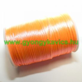   Narancssárga-Korall (89) Szatén Szál Poliészter Szál 2.0mm 2mm 1m