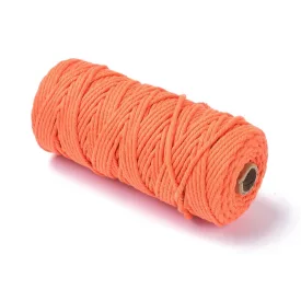 Narancssárga (148/100) Pamut Makramé Fonál 3mm 100m