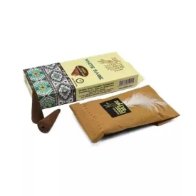   Native Soul Jumbo White Sage Fehér Zsálya Illatú Hosszú Égésidejű Füstölő Kúp 
