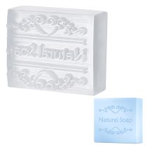   Natural Soap Természetes Szappan (433) Pecsétnyomó Pecsételő Bélyegző 37x43mm