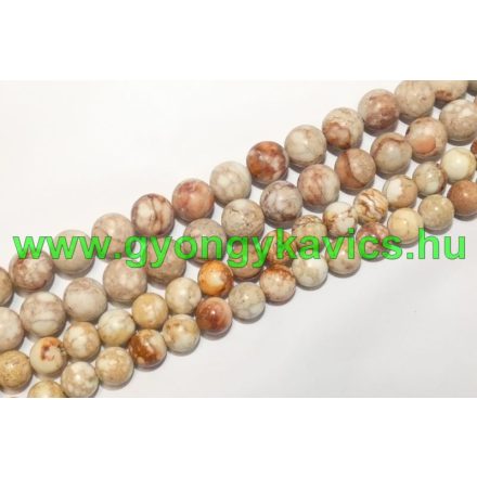 Natur Tengeri Jáspis Regalit Ásványgyöngy 8mm