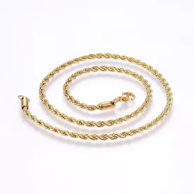 18K Aranyozott Nemesacél Nyaklánc