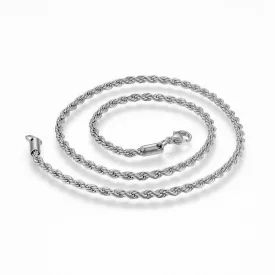 Ezüst Színű Nemesacél Nyaklánc