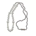 Ezüst Színű Nemesacél Kagyló Gyöngy Nyaklánc