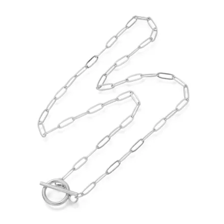 Ezüst Színű Nemesacél Nyaklánc