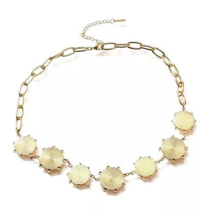 18K Aranyozott Nemesacél Nyaklánc