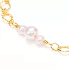 Arany Színű Szintetikus Kagyló Gyöngy Nyaklánc