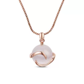 Rózsaarany Színű Macskaszem Nyaklánc