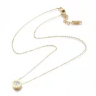 Arany Színű Nemesacél Strasszos 12 Hónap Nyaklánc