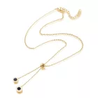 Arany Színű Nemesacél Strasszos 12 Hónap Nyaklánc