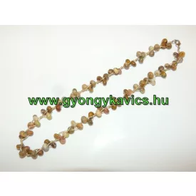 Őrült Achát Ásvány Nyaklánc 47,5cm