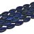 Ovális Lapos Lazurit Lápisz Lazuli Ásványgyöngy 30-31x18-19x6-7mm