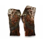 Megkövesedett Páfránylevél Lenyomat Fosszília Egész Kőzetben (2) ~190x90x40mm Pécs Magyarország Jura Kor