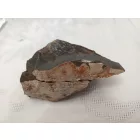 Megkövesedett Páfránylevél Lenyomat Fosszília Egész Kőzetben (5) ~90x70x50mm Pécs Magyarország Jura Kor